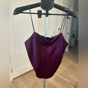 Alice and Olivia Harmon Slip / Camisole in Boysenberry